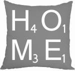 PODUSZKA DEKORACYJNA HOME FRENCH HOME - SZARA