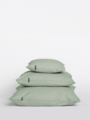 POSZEWKI NA PODUSZKI 2 SZT. 80X80 POŚCIEL PURE HOP DESIGN - SZAŁWIOWY ZIELONY