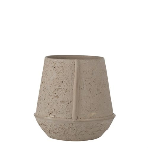 DONICZKA / OSŁONKA NA KWIATY AFRILLIA 15x15.5 cm LENE BJERRE - BRĄZOWA (DRIFTWOOD)