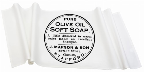 BIEŻNIK NA STÓŁ OLIVE OIL FRENCH HOME 34X105 CM - BIAŁY