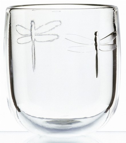SZKLANKI DO WODY I NAPOJÓW LIBELLULES (WAŻKA) ROCHERE 280 ml KOMPLET 6 SZT. - TRANSPARENTNE