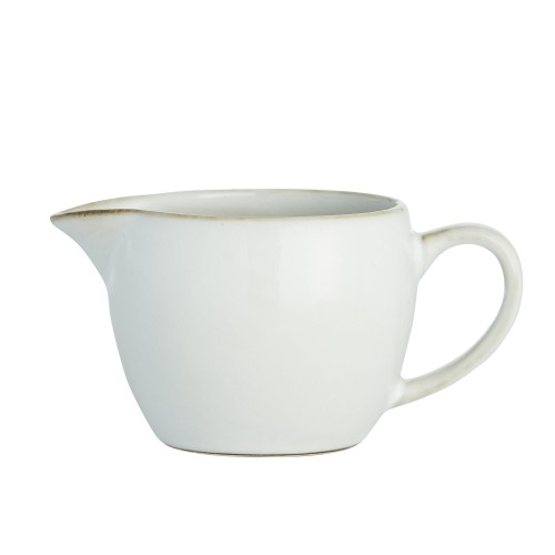 DZBANEK / SOSJERKA AMERA LENE BJERRE 400 ML - CERAMICZNA, BIAŁY PIASEK