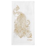 Serwetki papierowe świąteczne 40×40 cm – białe ze złotym wzorem Nordic Lene Bjerre