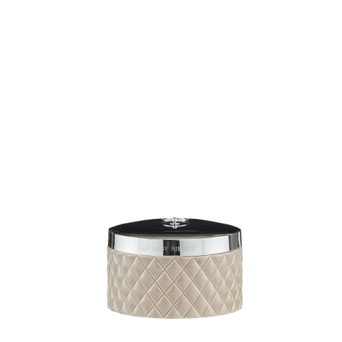 POJEMNIK ŁAZIENKOWY PORTIA LENE BJERRE H 9 CM - BRĄZOWY (DRIFTWOOD),  SREBRNY