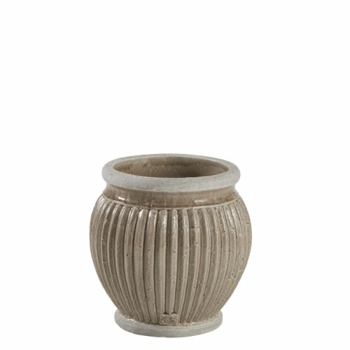 DONICZKA / OSŁONKA NA KWIATY CATINIA LENE BJERRE 13,5 CM - SREBRNY SZARY