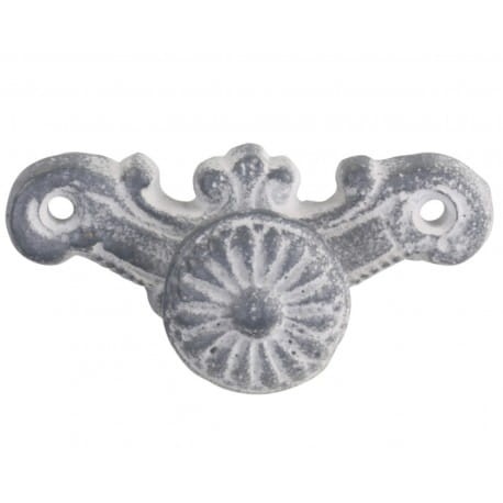 METALOWY UCHWYT MEBLOWY CHIC ANTIQUE 3,5 CM - SZARY