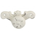 METALOWY UCHWYT MEBLOWY CHIC ANTIQUE 3,5 CM - ANTYCZNY KREMOWY