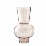 SZKLANY WAZON HEDRIA LENE BJERRE 30,5 CM - BRĄZOWY (BARK)