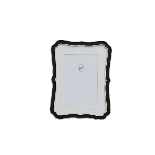 RAMKA NA ZDJĘCIA Z PASSEPARTOUT AUSTIN LENE BJERRE 10x15 CM - CZARNA, ZŁOTA