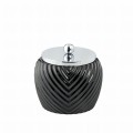 CERAMICZNY_POJEMNIK_NA_WACIKI_CZARNE_AKCESORIA_LAZIENKOWE_MILDA_A00011615_LENE_BJERRE_POLSKA_SKLEP_DESIGNBYWOMEN.jpg