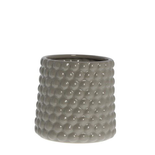 DONICZKA / OSŁONKA NA KWIATY DOTSIE LENE BJERRE 19 CM - SZARA