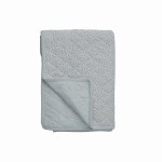 PLED / KOC BAWEŁNIANY LIBERTE LENE BJERRE 170x130 cm - PASTELOWY MIĘTOWY, W KWIATY