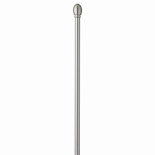 KARNISZ TELESKOPOWY FAIRFIELD LENE BJERRE 120-210 CM - SREBRNY