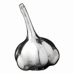 DEKORACYJNY CZOSNEK LENE BJERRE SERAFINA 10 cm - SREBRNY