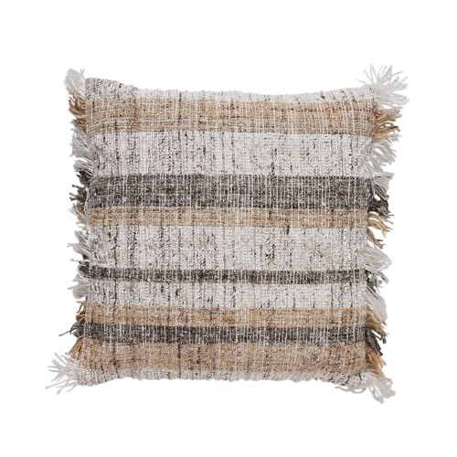  LENE BJERRE PODUSZKA OZDOBNA VISELLE LENE BJERRE 50x50 CM - ZŁAMANY BIAŁY / PŁOWY ŻÓŁTY