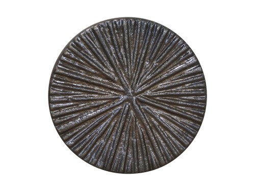 Gałka meblowa ryflowana Chic Antique 3 cm – złoty mosiądz, metal