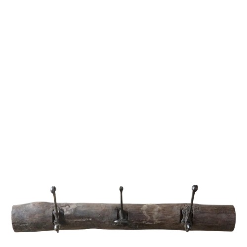 Wieszak ścienny Grimaud Chic Antique 68 cm – naturalny, metalowe haki