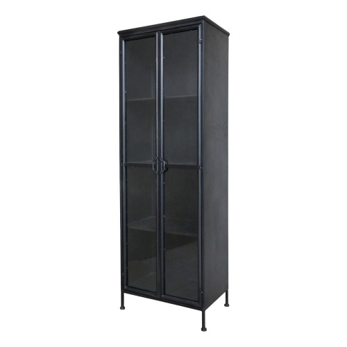 WITRYNA Z CZTEREMA PÓŁKAMI CHIC ANTIQUE 184x63,5x41,5 CM – CZARNY