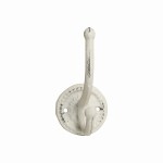 Żeliwny wieszak ścienny Chic Antique 13x6 cm – antyczny krem