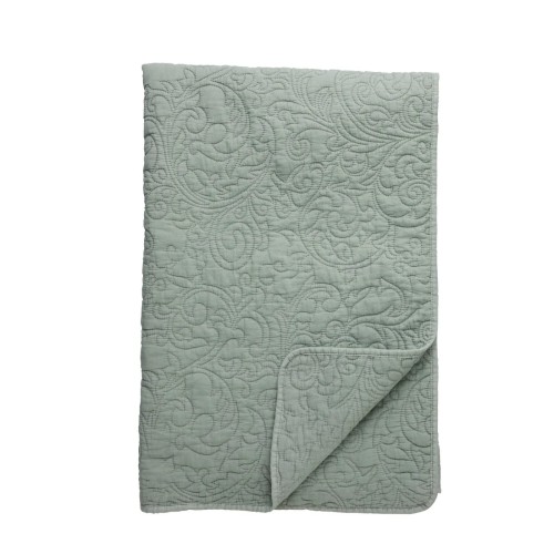 Koc / pled Lene Bjerre Isabelle 170x130 cm – ciemna szałwia (zielony)