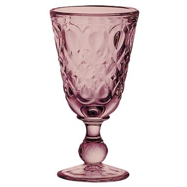 KOMPLET 6 SZT. KIELISZKI DO WINA LYONNAIS LA ROCHERE 230 ML - RÓŻOWE (AMETYSTOWE)