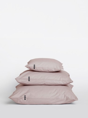 POSZEWKI NA PODUSZKI 2 SZT. 40X40 POŚCIEL PURE HOP DESIGN - PUDROWY RÓŻOWY