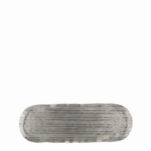 TACA MARELYN LENE BJERRE 40.5 cm -  SREBRNA (PEWTER), PODŁUŻNA