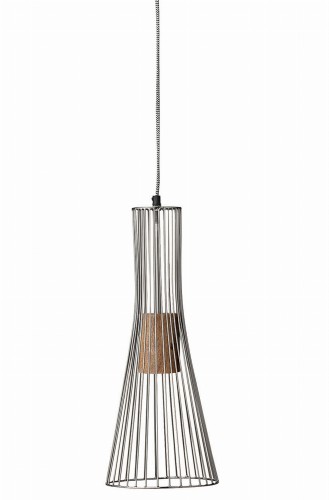 LAMPA SUFITOWA DRUCIANA MIRINA LENE BJERRE 17 CM  - SREBRNA