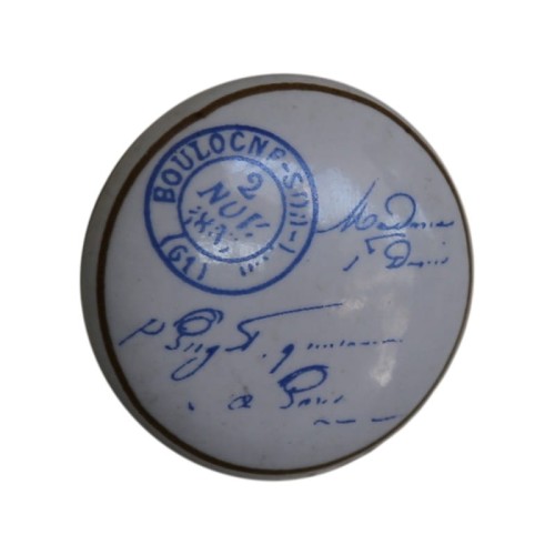 GAŁKA PORCELANOWA / UCHWYT MEBLOWY CHIC ANTIQUE - PIECZĄTKA