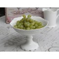 Patera na nóżce Provence Chic Antique Wysokość 15 cm szerokość 22cm.jpg