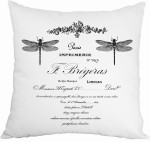 POSZEWKA DEKORACYJNA WAŻKI FRENCH HOME - BIAŁA